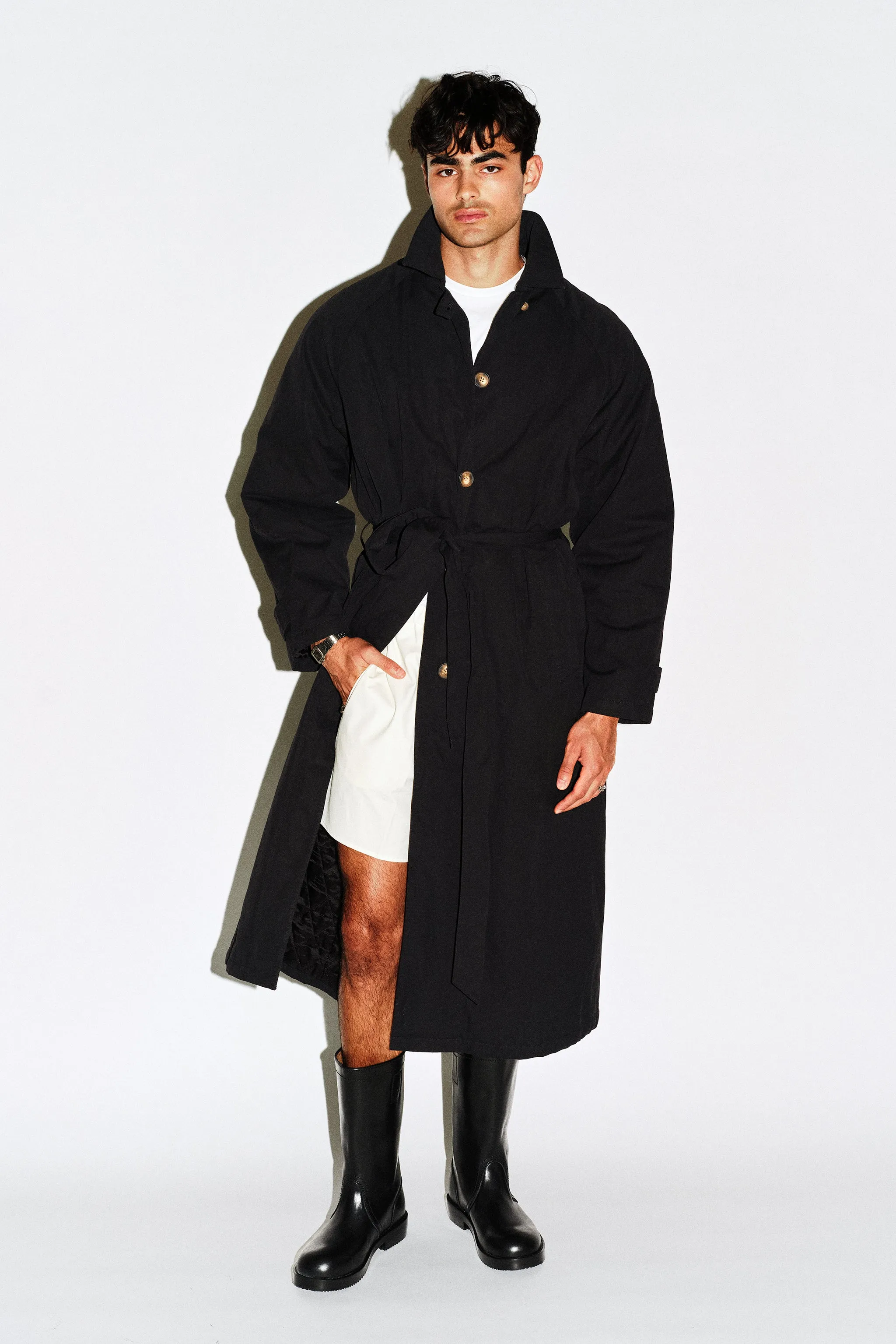 Dunsmuir Single Breasted Trench sold by California Arts