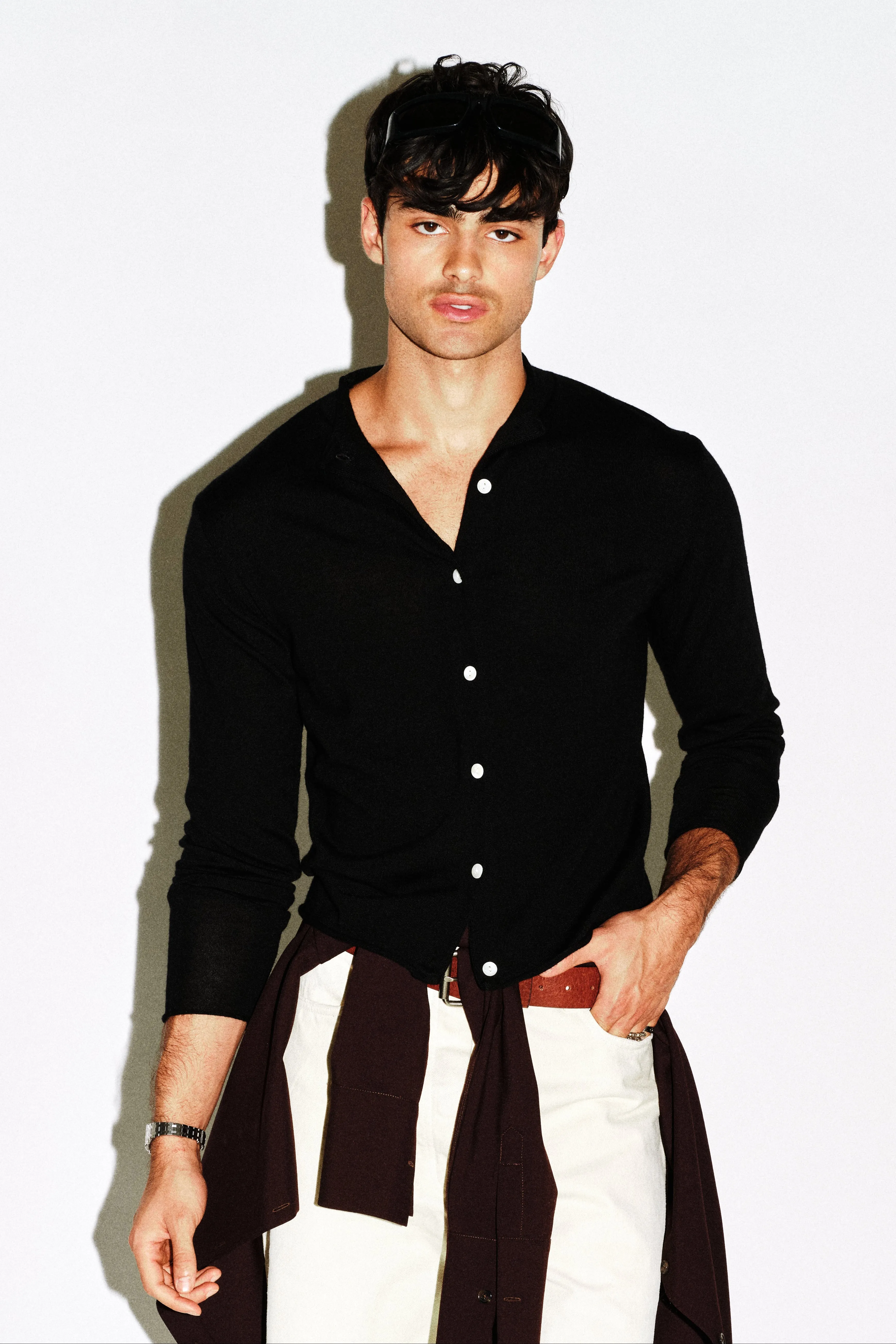 Cragmont Rollneck Cardigan sold by California Arts