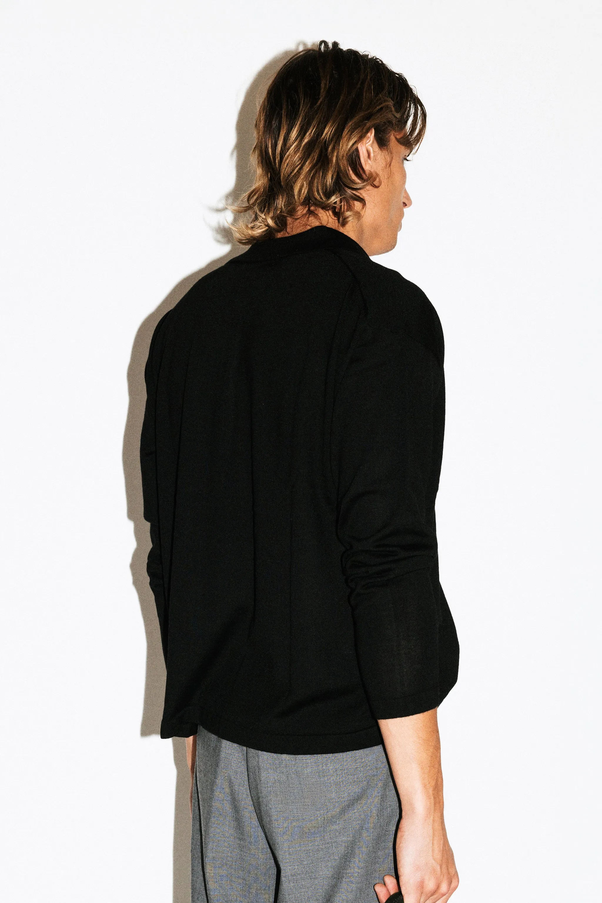 Lakeview Long Sleeve Merino Polo sold by California Arts product image thumbnail 3