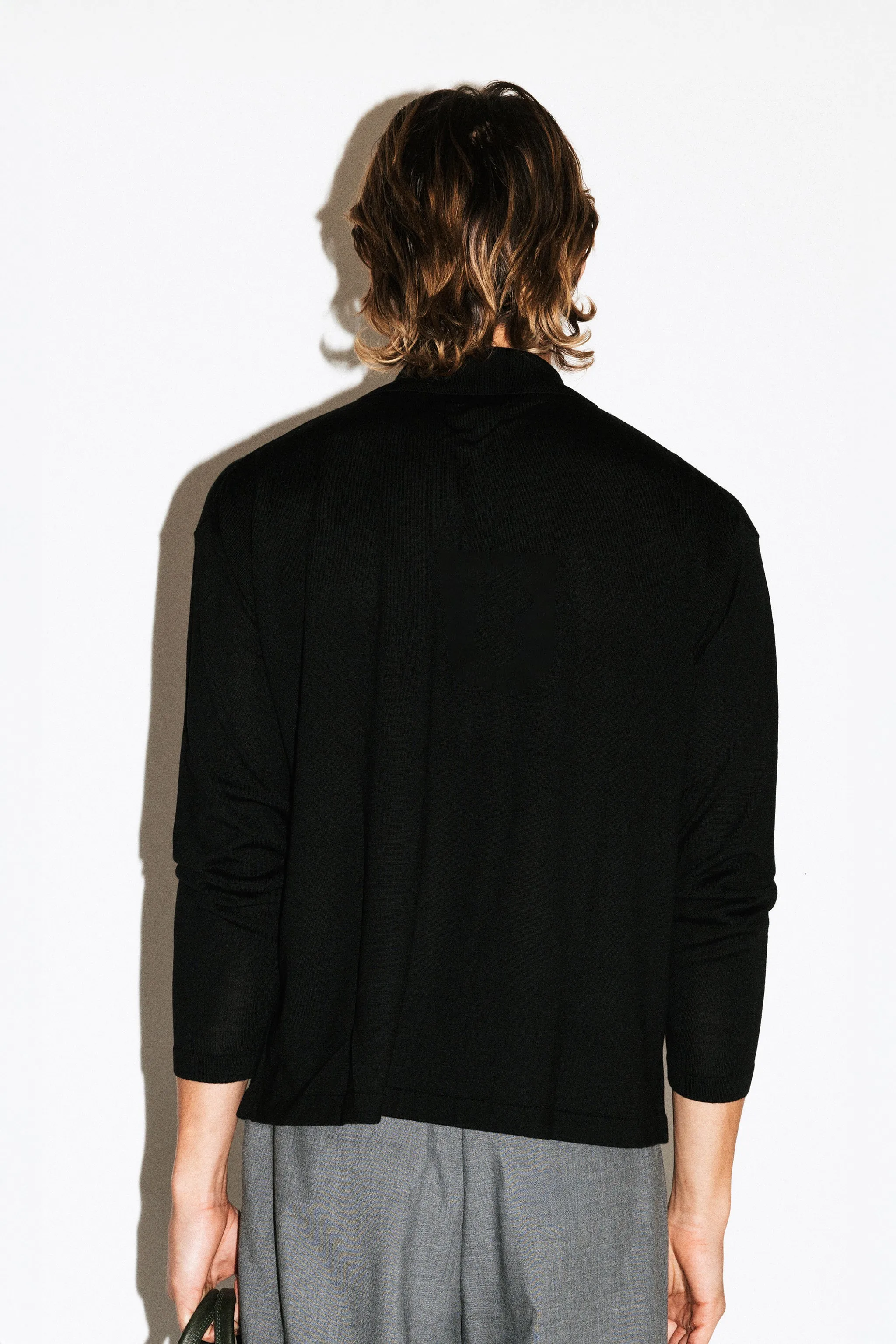 Lakeview Long Sleeve Merino Polo sold by California Arts product image thumbnail 4