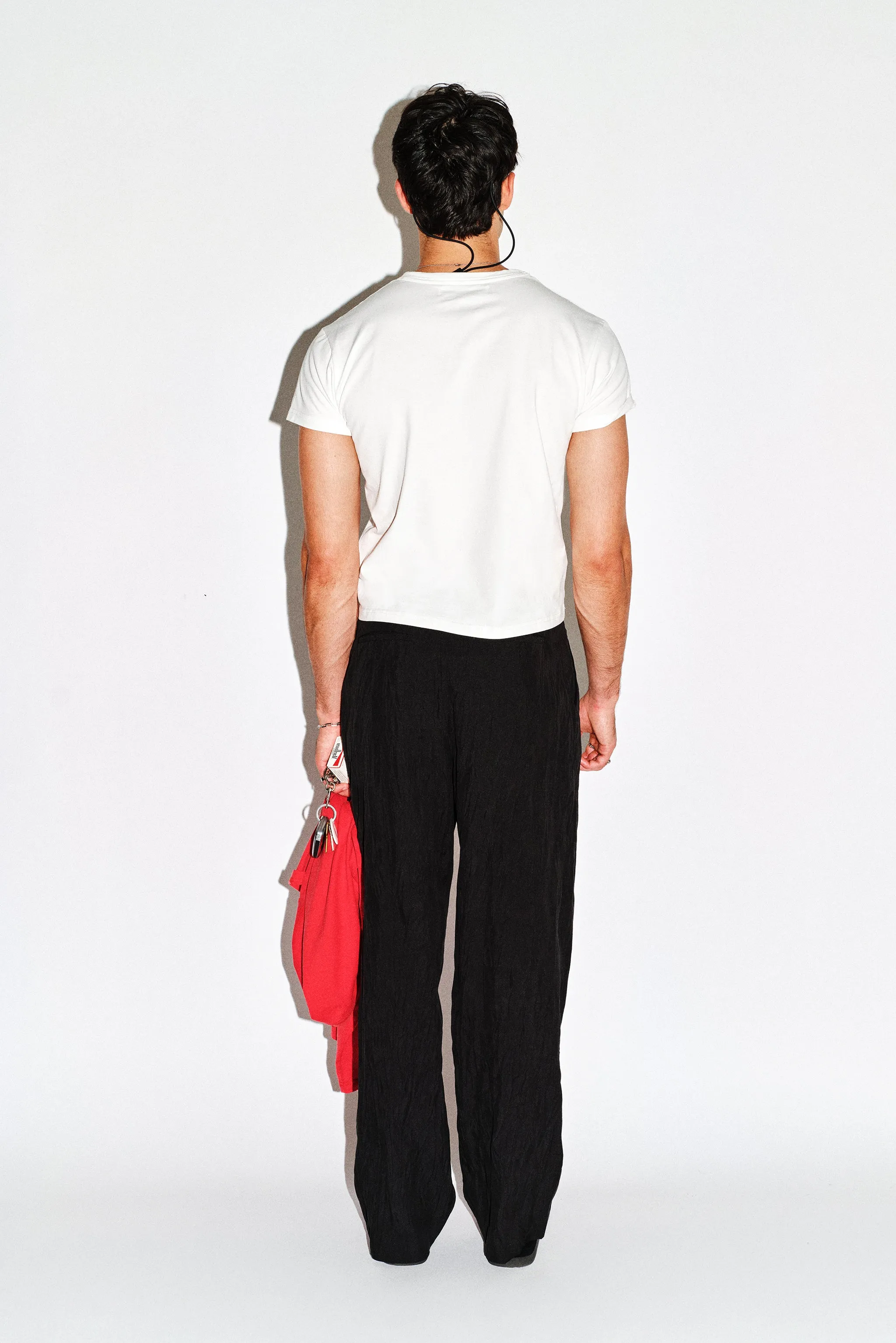 Dume Crushed Wide-Leg Pleated Trouser sold by California Arts product image thumbnail 4