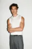 McKinley Merino Muscle Tank | Ivory sold by California Arts