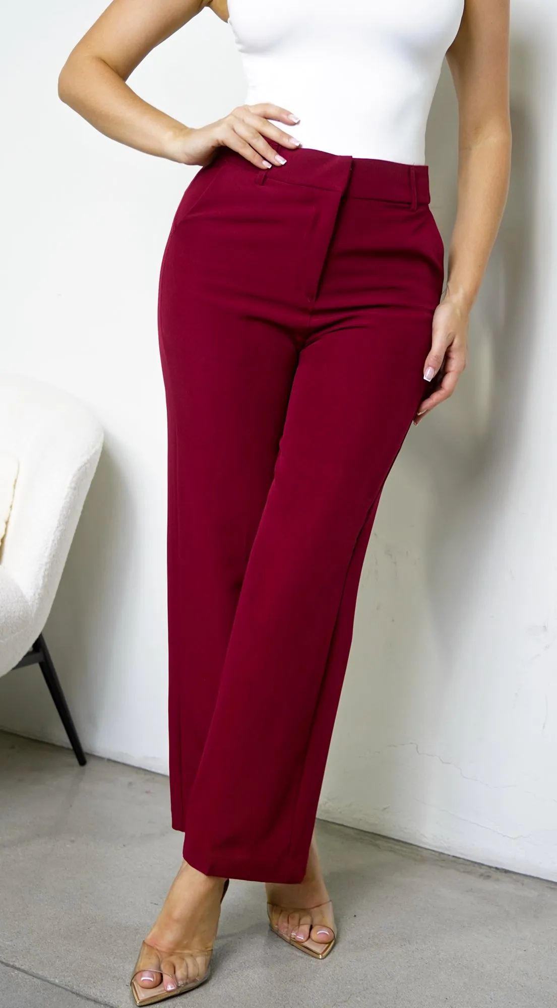 Rivane Pants - Burgundy sold by Emprada product image thumbnail 3