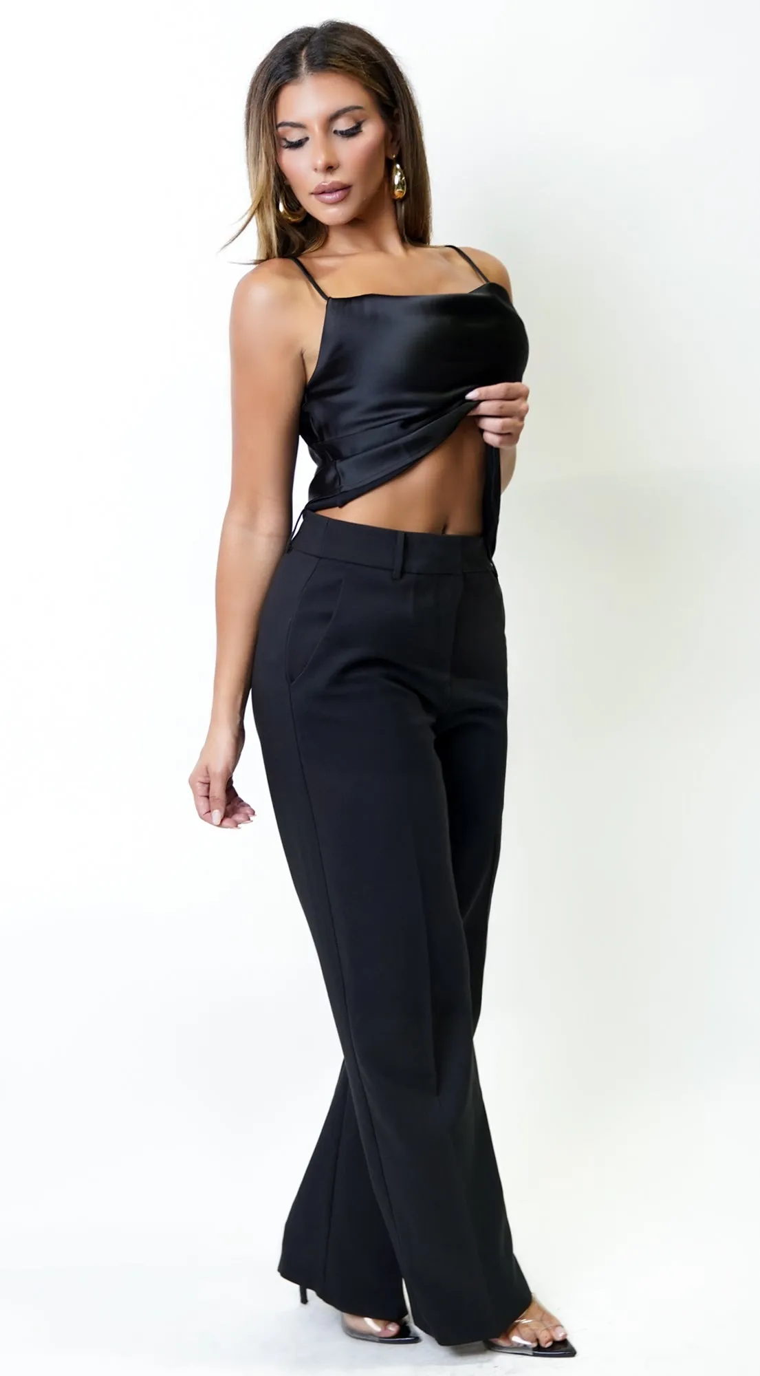 Signature Straight Leg Pants - Black sold by Emprada product image thumbnail 4