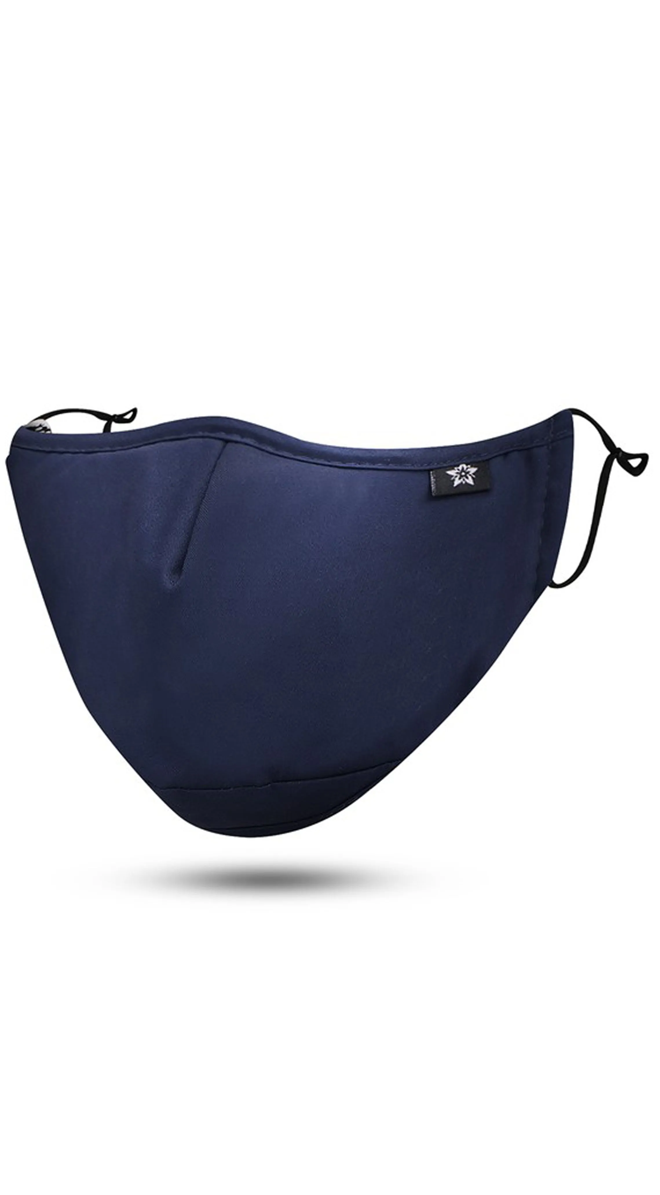Dark Blue Adjustable Reusable Face Mask sold by Emprada
