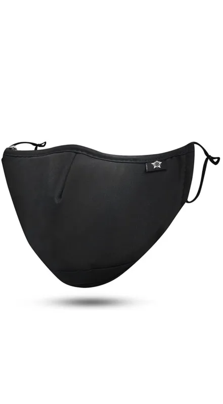 Black Adjustable Reusable Face Mask sold by Emprada