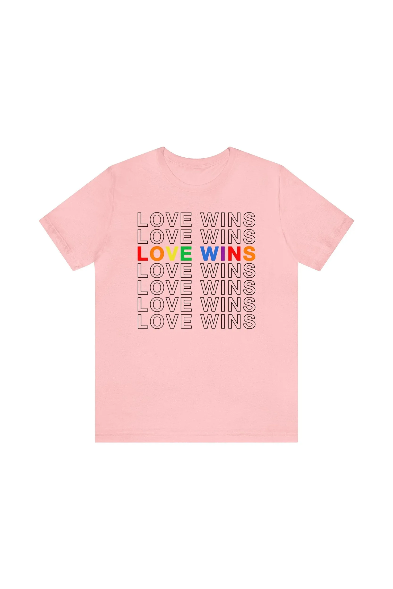 "Love Wins" T-Shirt sold by MASKC product image thumbnail 2