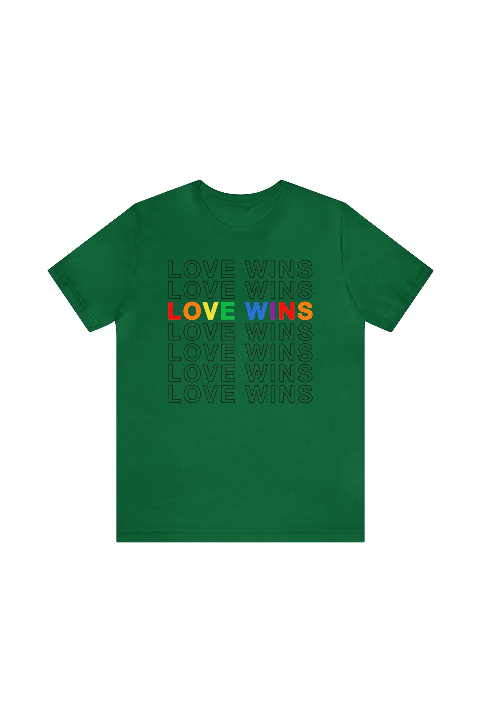 "Love Wins" T-Shirt sold by MASKC product image thumbnail 4