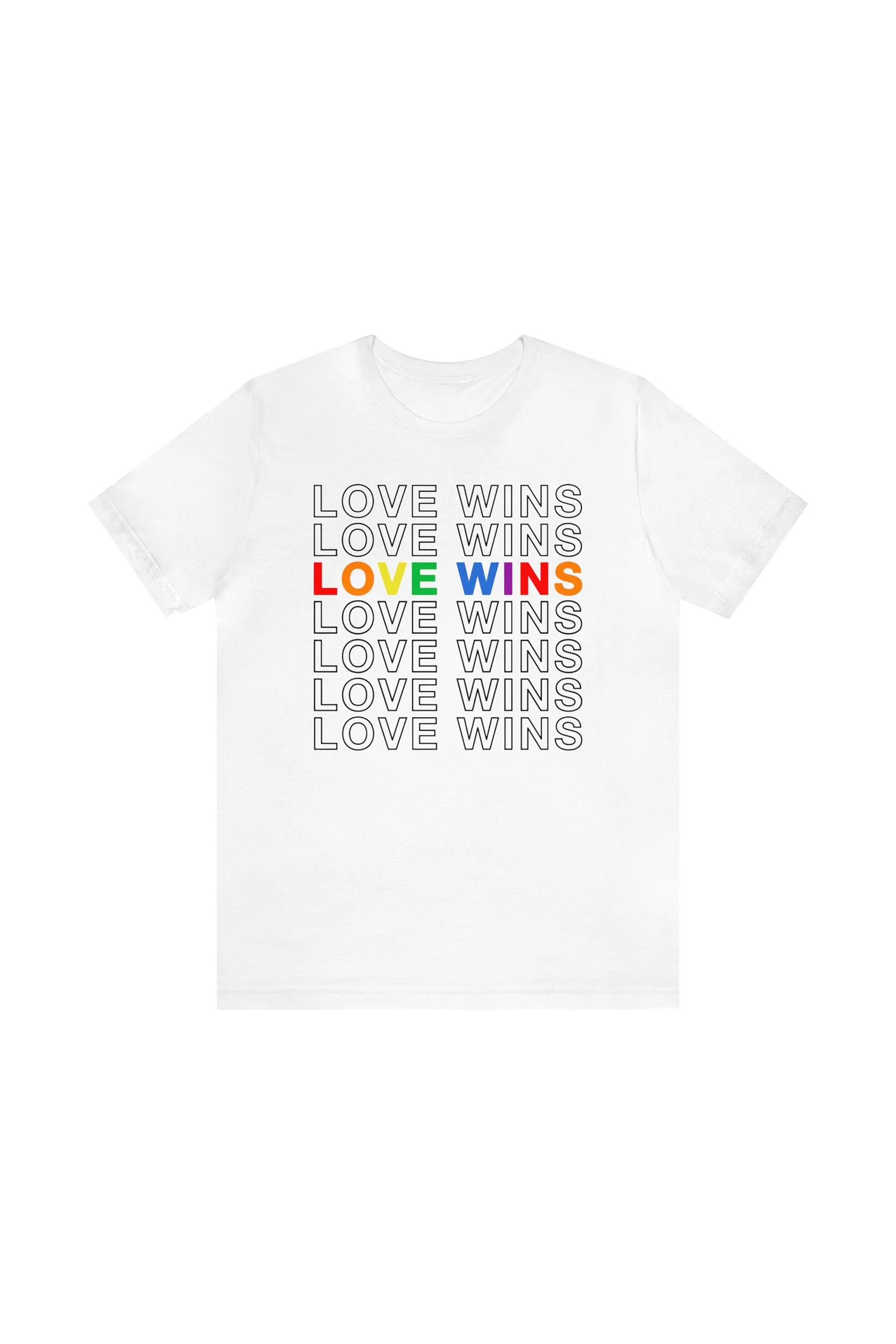 "Love Wins" T-Shirt sold by MASKC