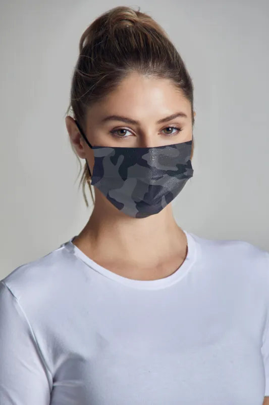 Black Camo Face Masks sold by MASKC