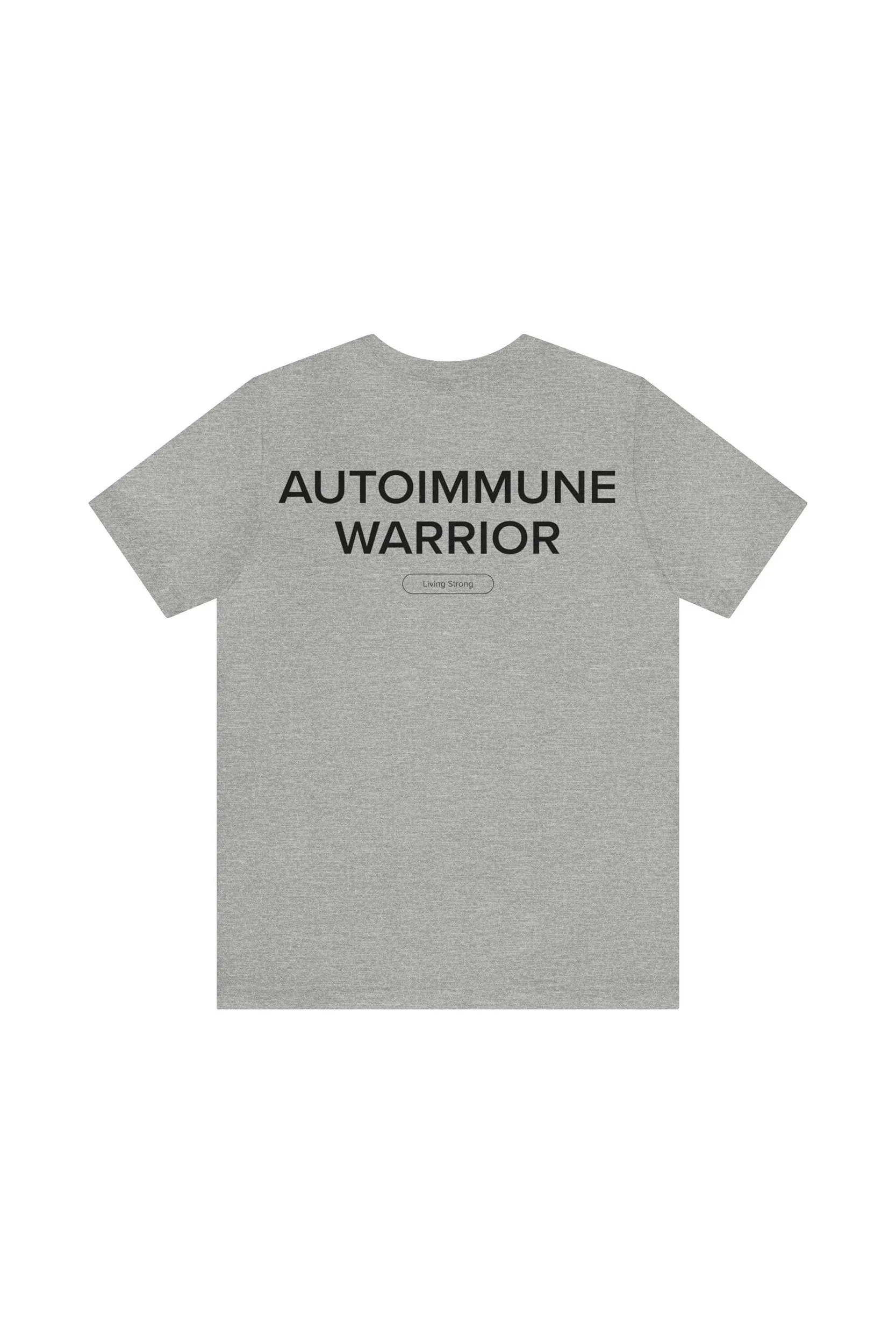 "AUTOIMMUNE WARRIOR" T-Shirt sold by MASKC product image thumbnail 4