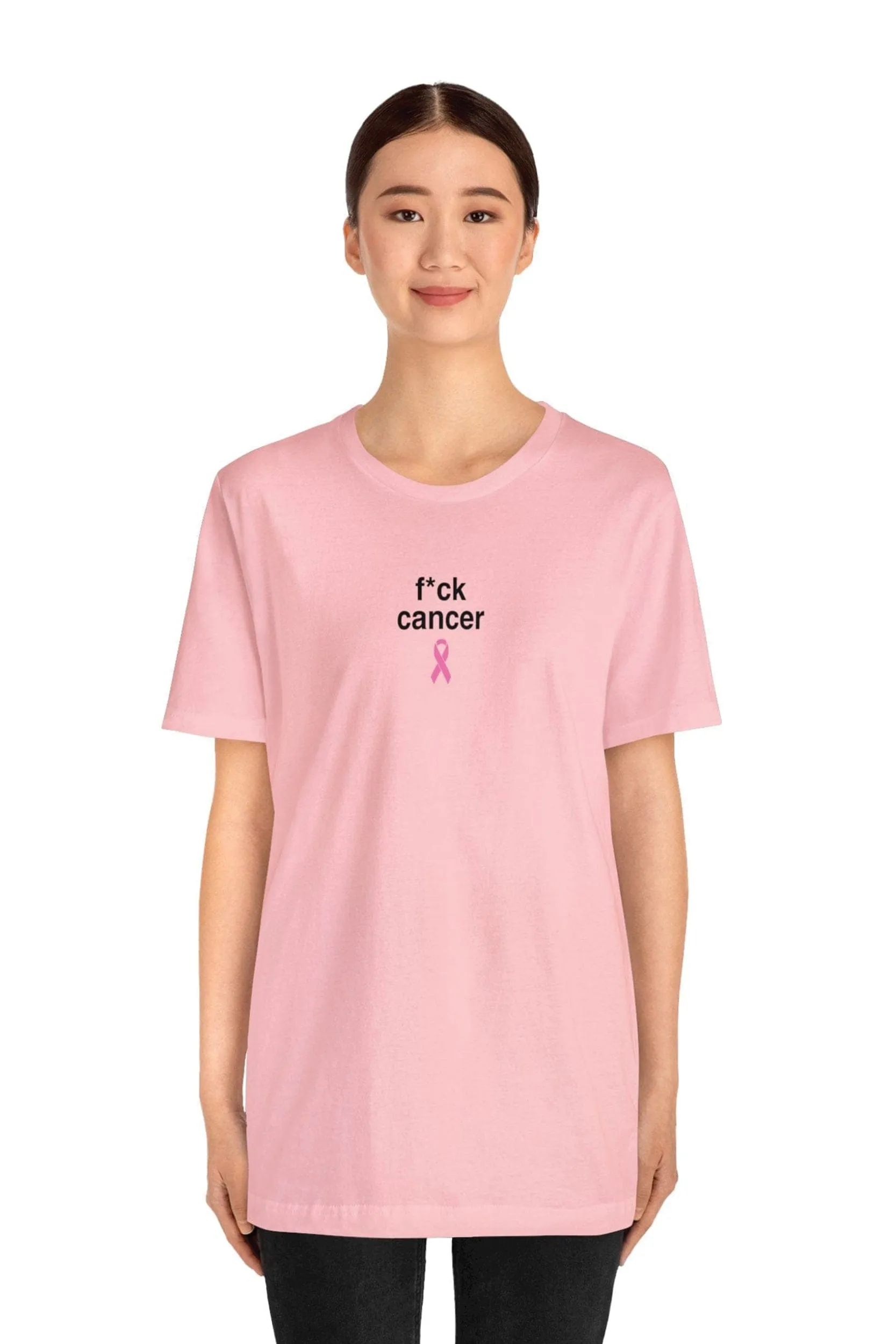 "f*ck cancer" T-Shirt sold by MASKC product image thumbnail 5