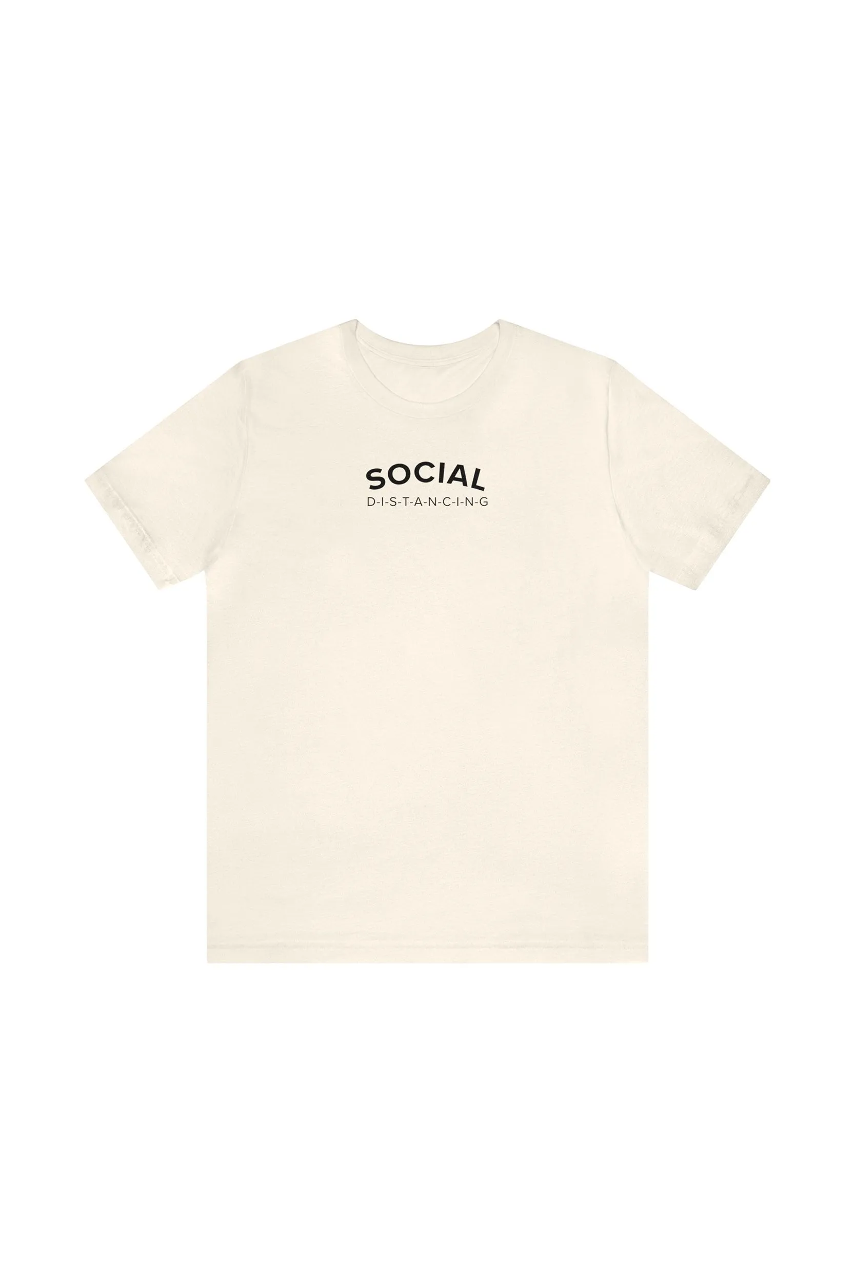 "Social D-I-S-T-A-N-C-I-N-G" T-Shirt sold by MASKC product image thumbnail 4
