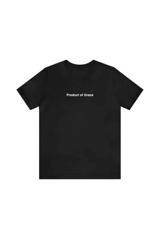 "Product of Grace" T-Shirt sold by MASKC