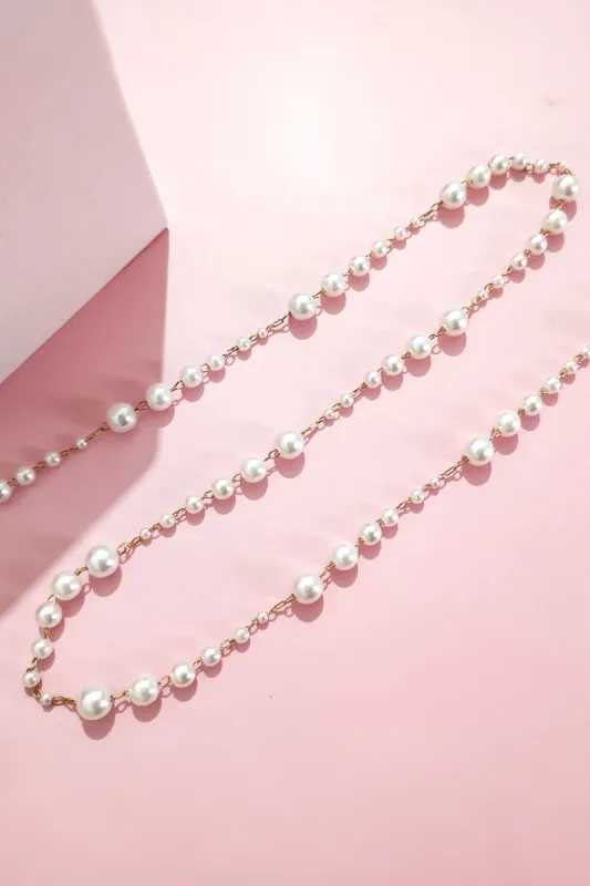 Esme Pearl Mask Chain sold by MASKC