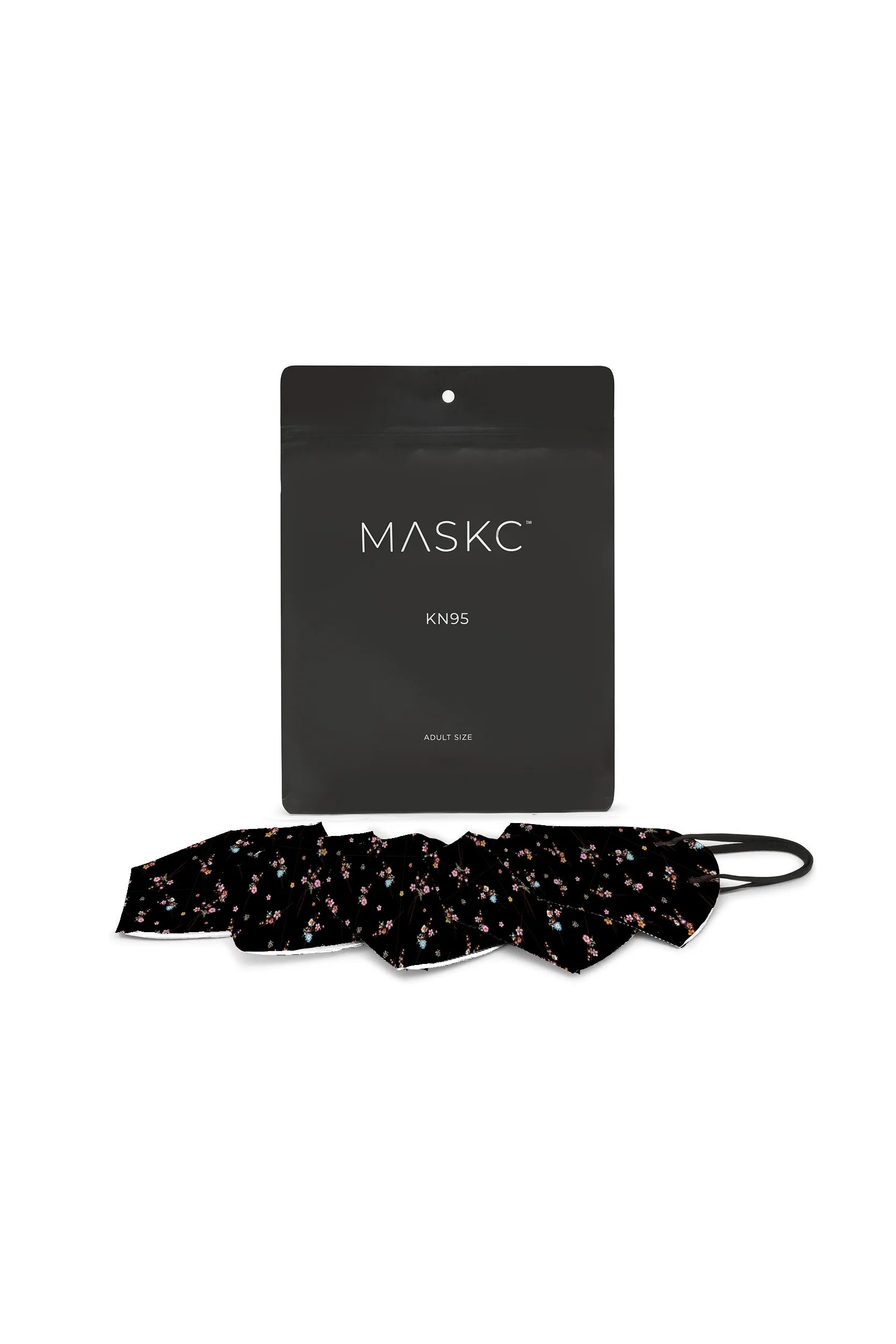 Dark Floral KN95 Face Masks sold by MASKC product image thumbnail 2
