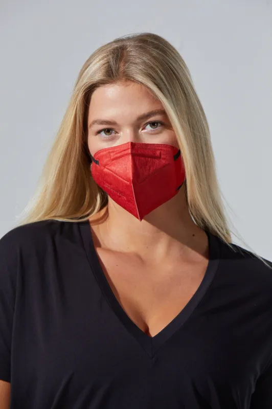 Haute Red KN95 Face Masks sold by MASKC