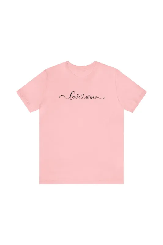 "love wins" T-Shirt sold by MASKC