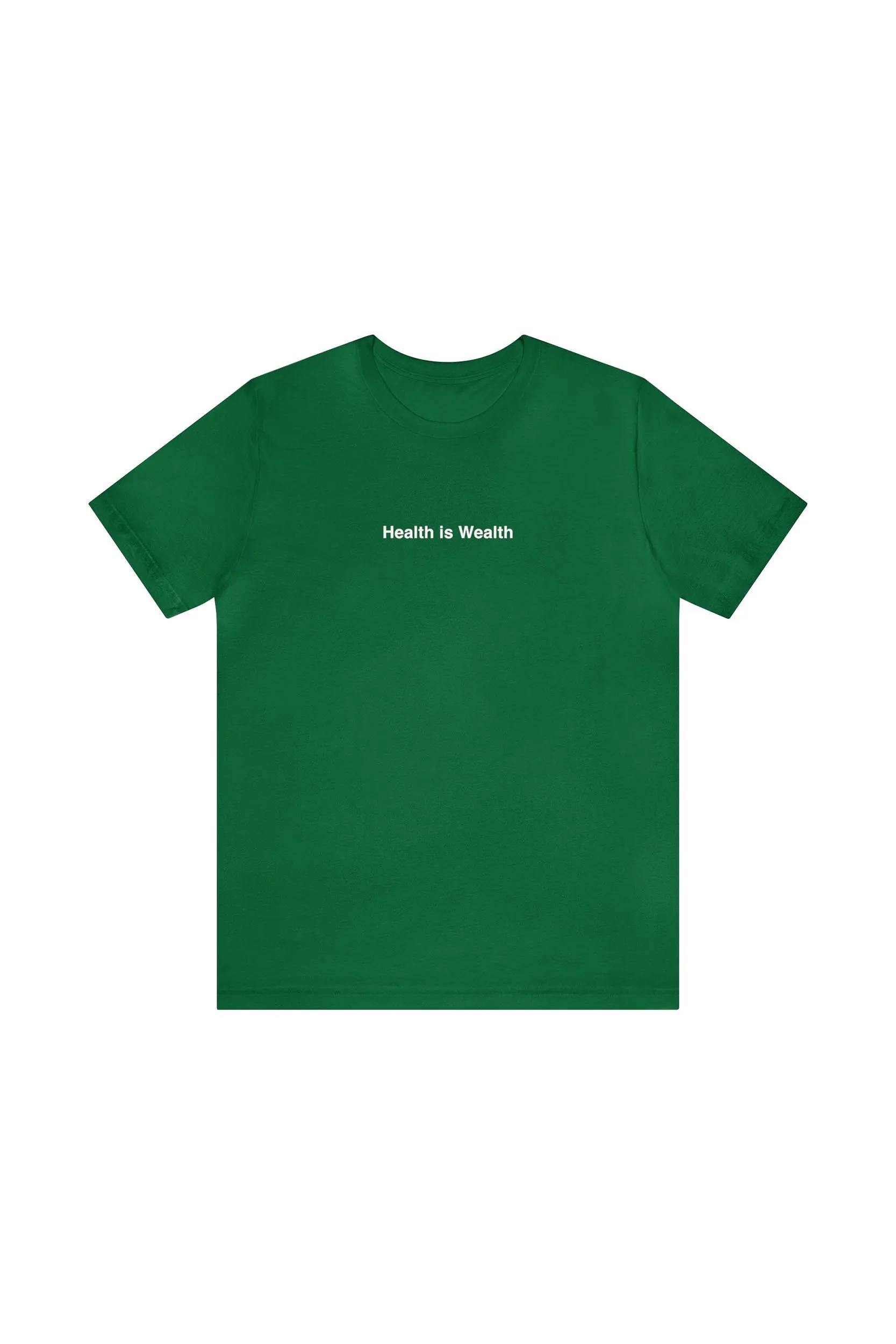 "Health is Wealth" T-Shirt sold by MASKC product image thumbnail 4