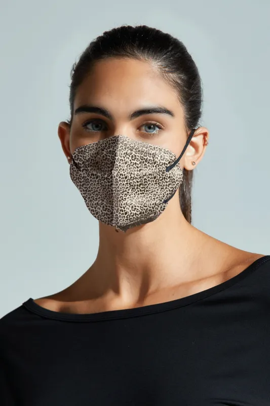 Leopard KN95 Face Masks - 10 Pack sold by MASKC