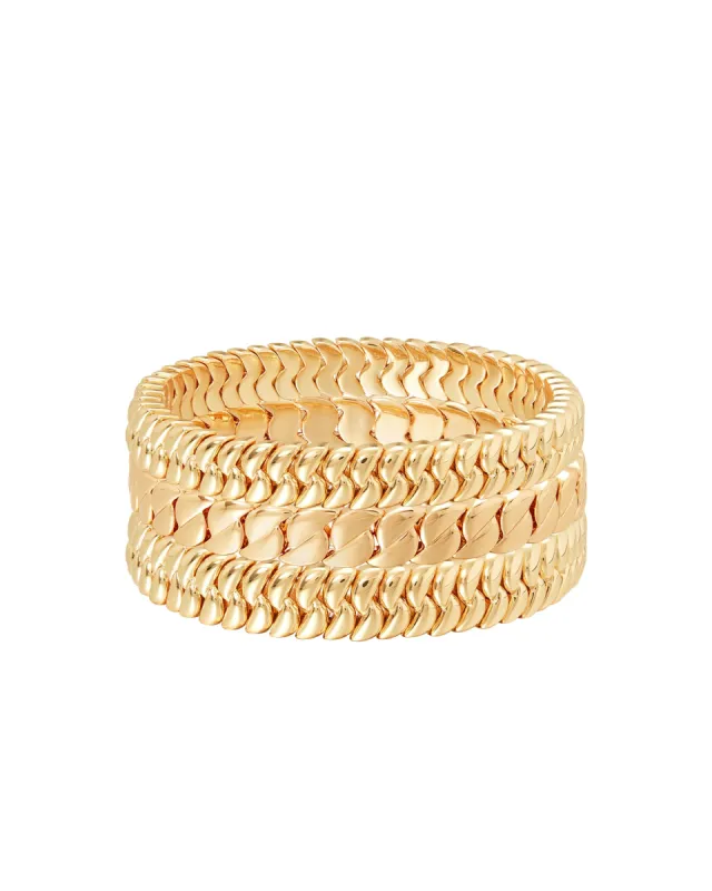 The Super Gold Stack sold by Roxanne Assoulin