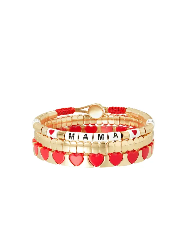 Mama Endless Love Bracelet Trio made by Roxanne Assoulin