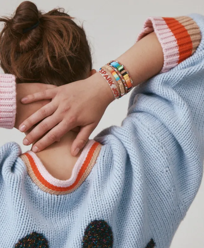 Spark Joy Bracelet Stack made by Roxanne Assoulin