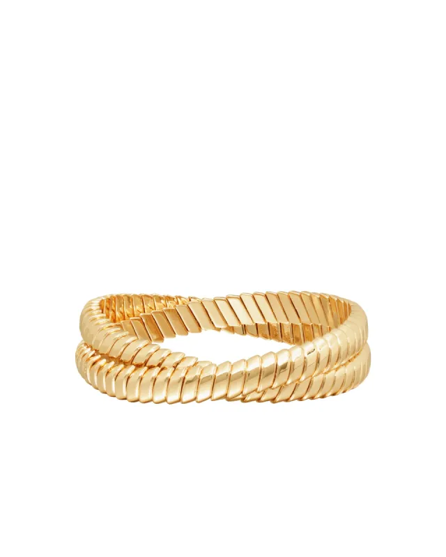The Double Cobra Bracelet sold by Roxanne Assoulin