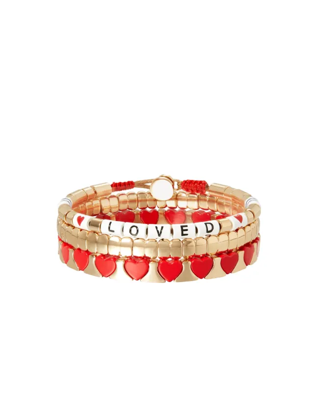 Endlessly Loved Bracelet Trio sold by Roxanne Assoulin