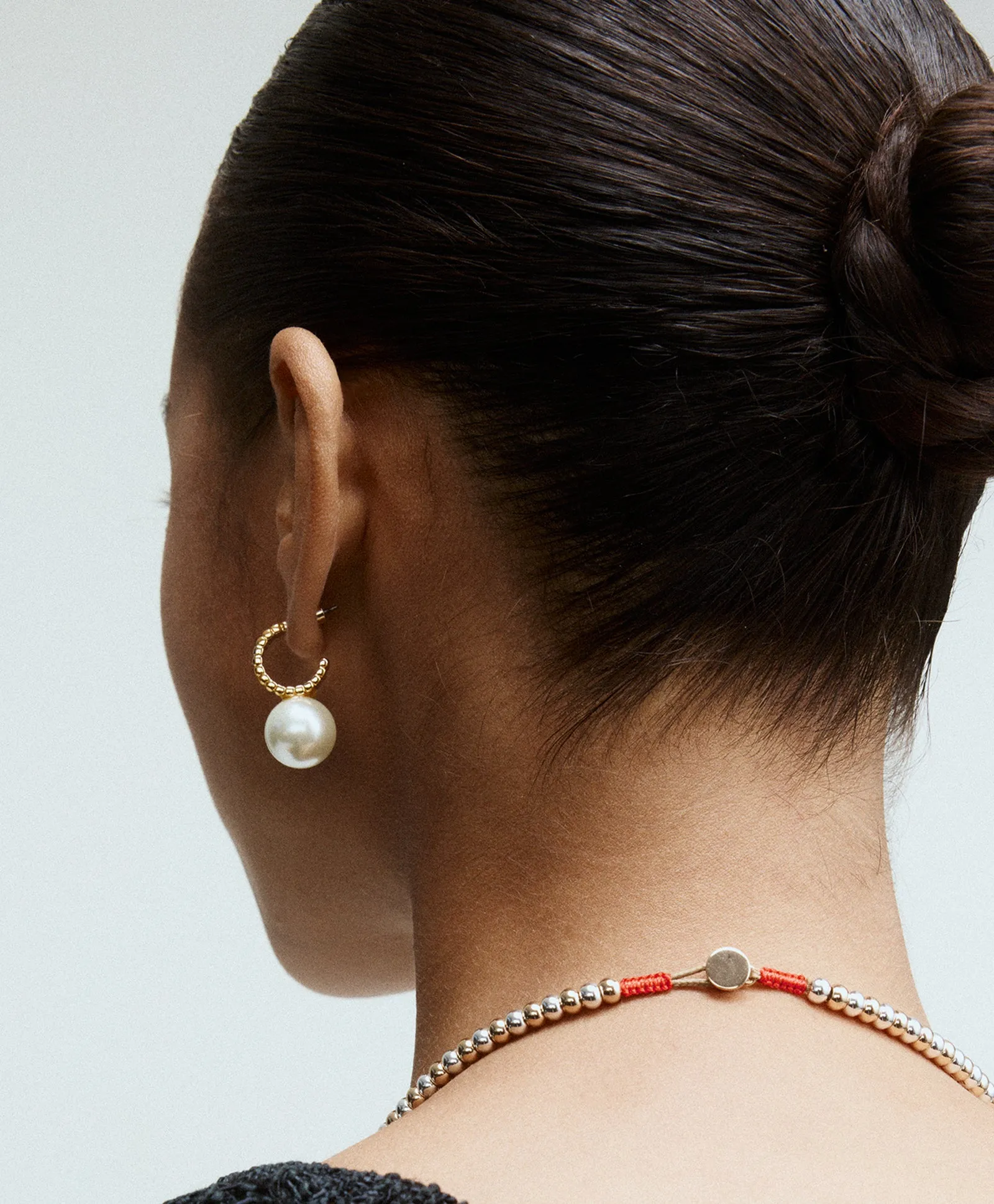 The Swan Hoop Earrings sold by Roxanne Assoulin product image thumbnail 3