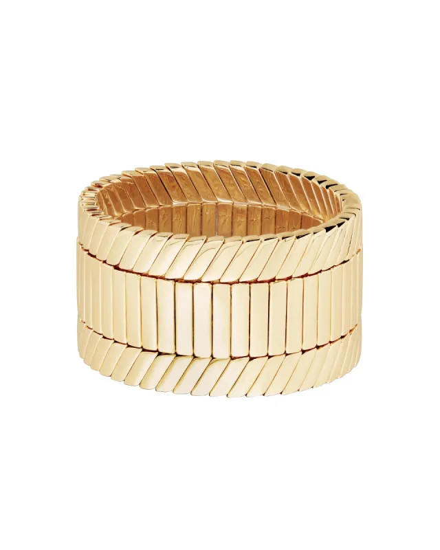 Liquid Gold Bracelet Stack sold by Roxanne Assoulin