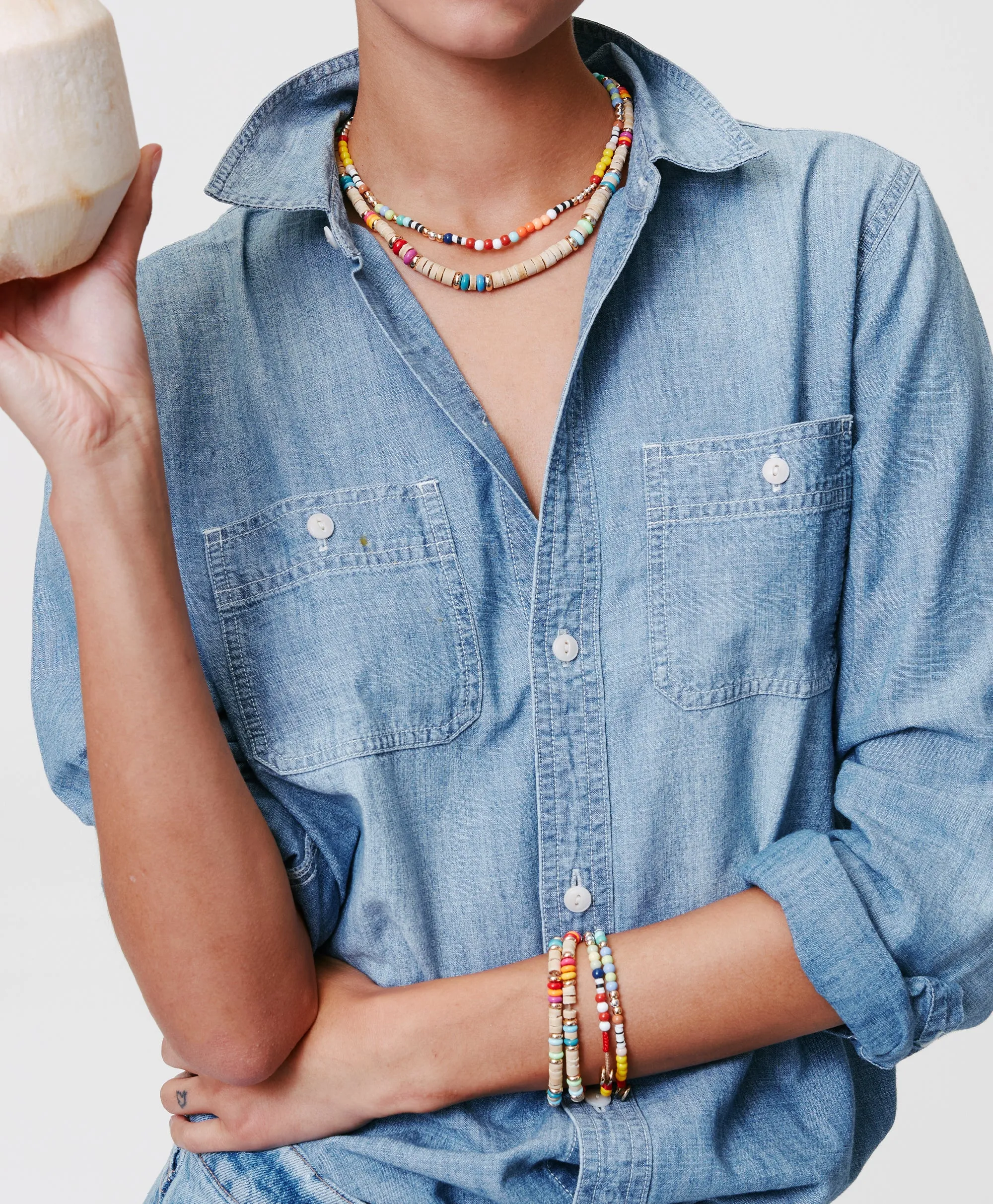 Island Time Necklace Duo sold by Roxanne Assoulin product image thumbnail 3