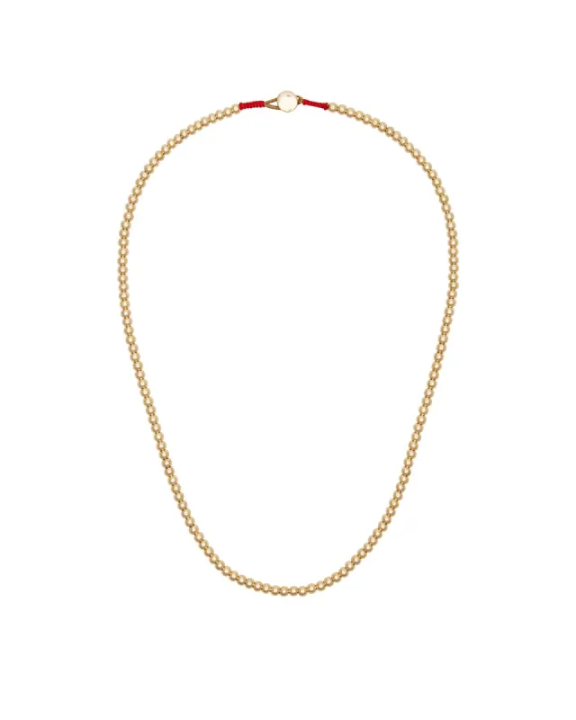 Gold Baby Bead Men's Necklace sold by Roxanne Assoulin