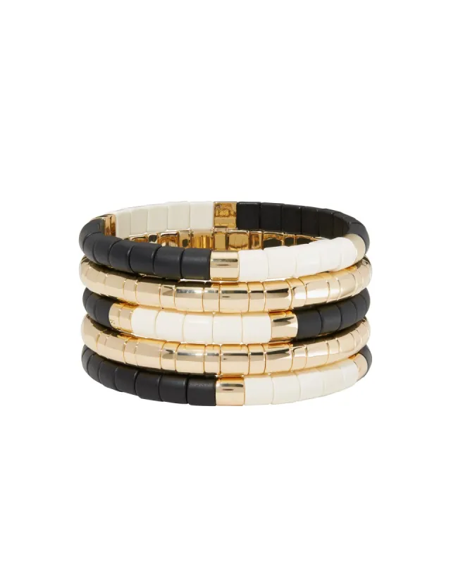 Day & Night with Gold Rush Bracelets sold by Roxanne Assoulin