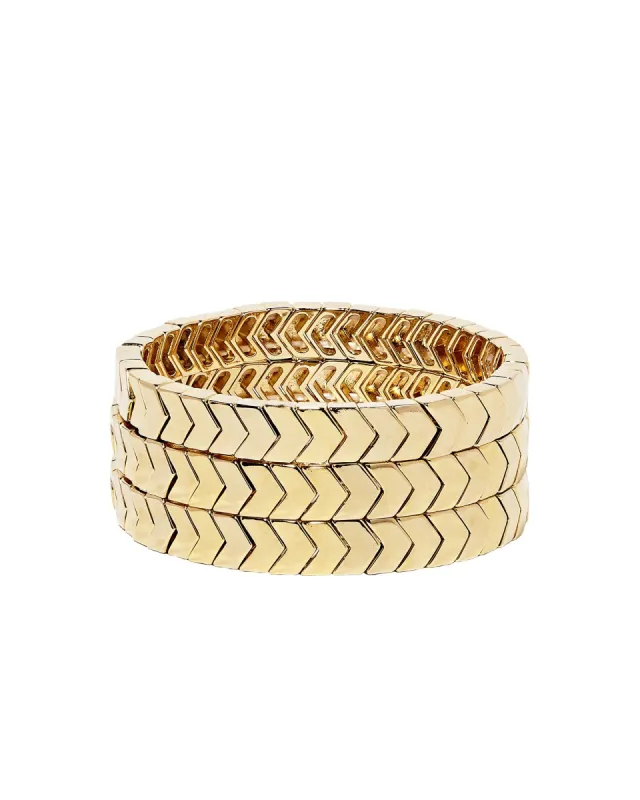 The Gold Mixer Bracelet sold by Roxanne Assoulin