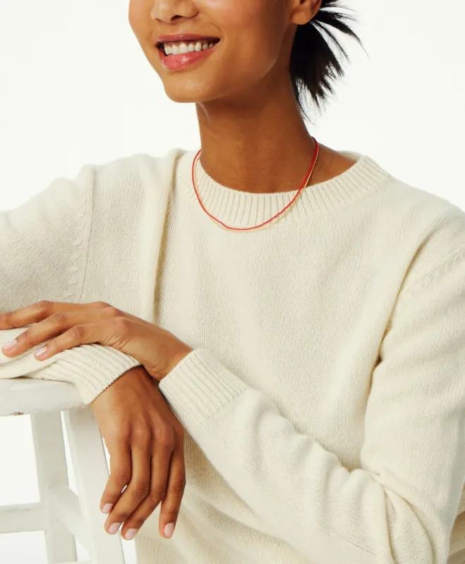 The Line Necklace in Red sold by Roxanne Assoulin