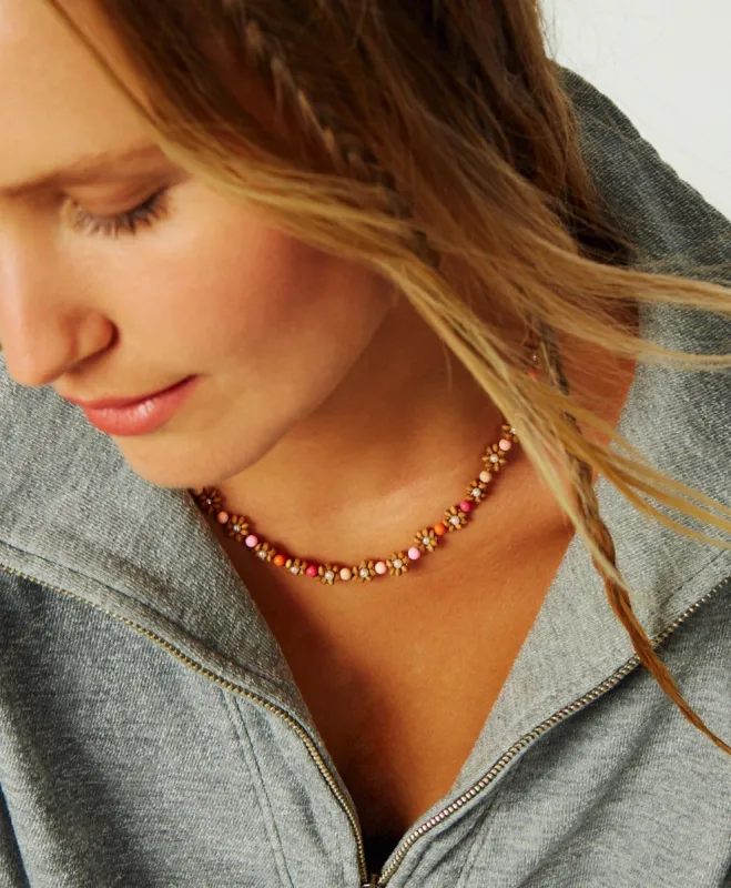 Woodsy Daisy in Rose Necklace sold by Roxanne Assoulin