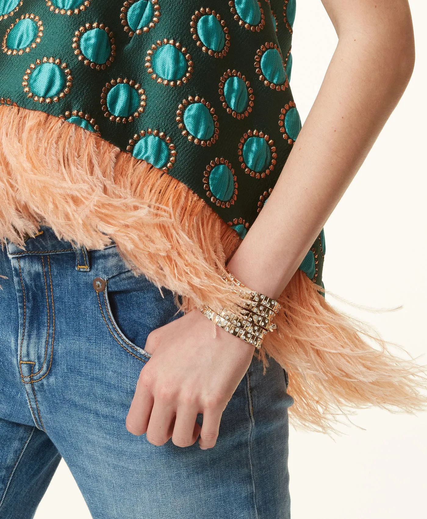 Twinkle Twinkle Bracelets in Gold sold by Roxanne Assoulin product image thumbnail 4