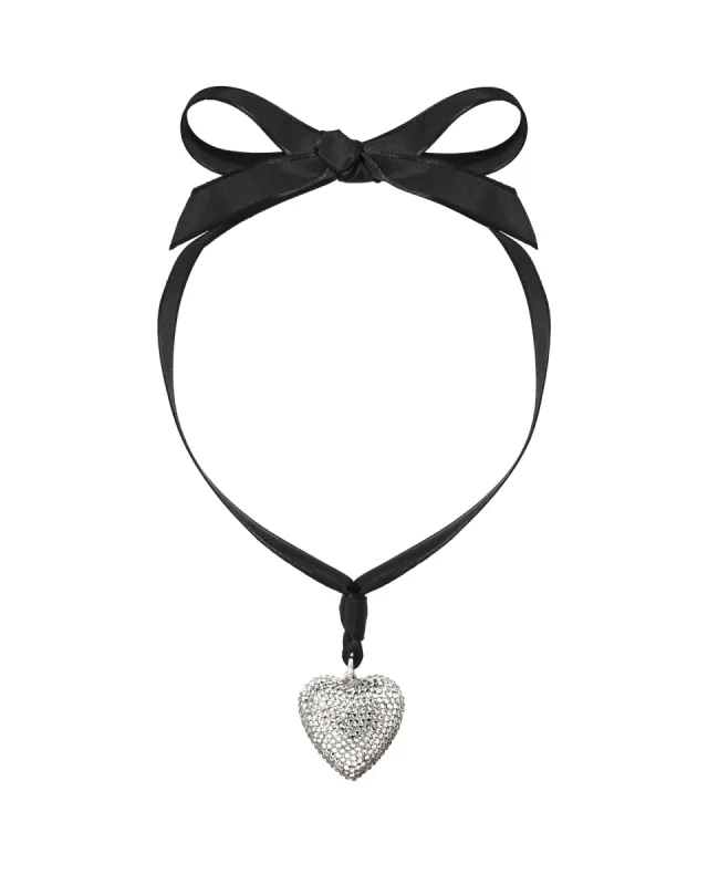 Heart & Soul Necklace in Silver sold by Roxanne Assoulin