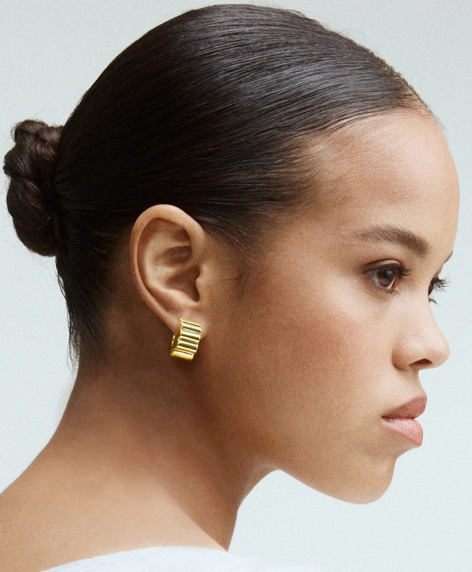 The Ripple Huggie Earring sold by Roxanne Assoulin product image thumbnail 3