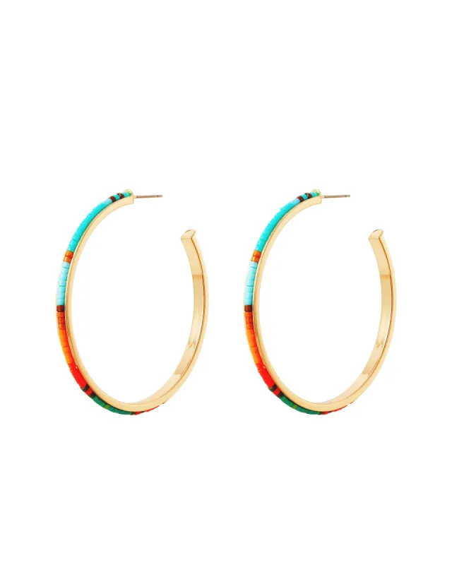 La Sponda Hoop Earrings sold by Roxanne Assoulin