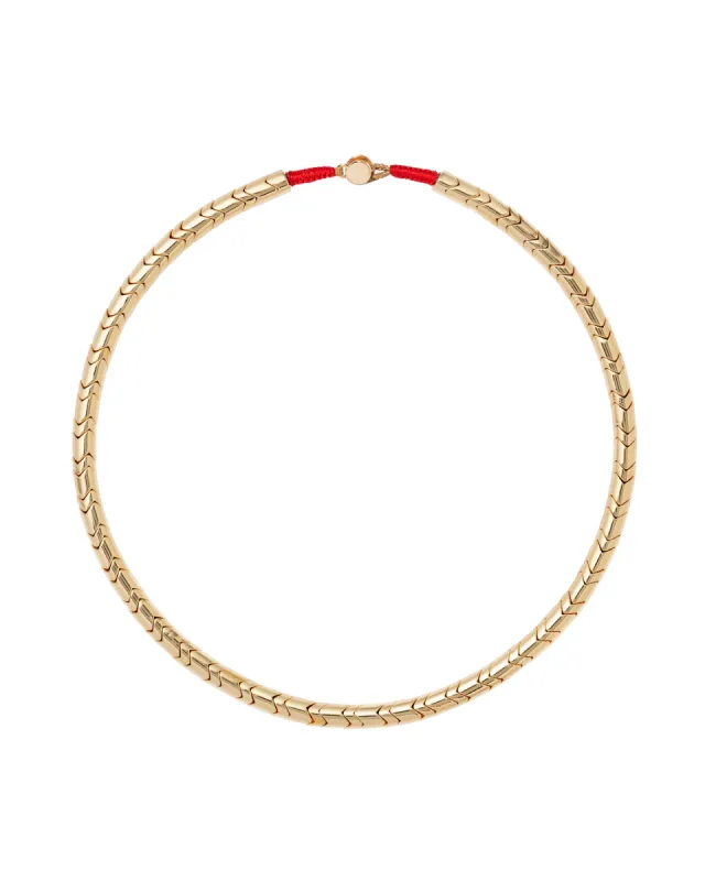 Gold Wave Necklace sold by Roxanne Assoulin