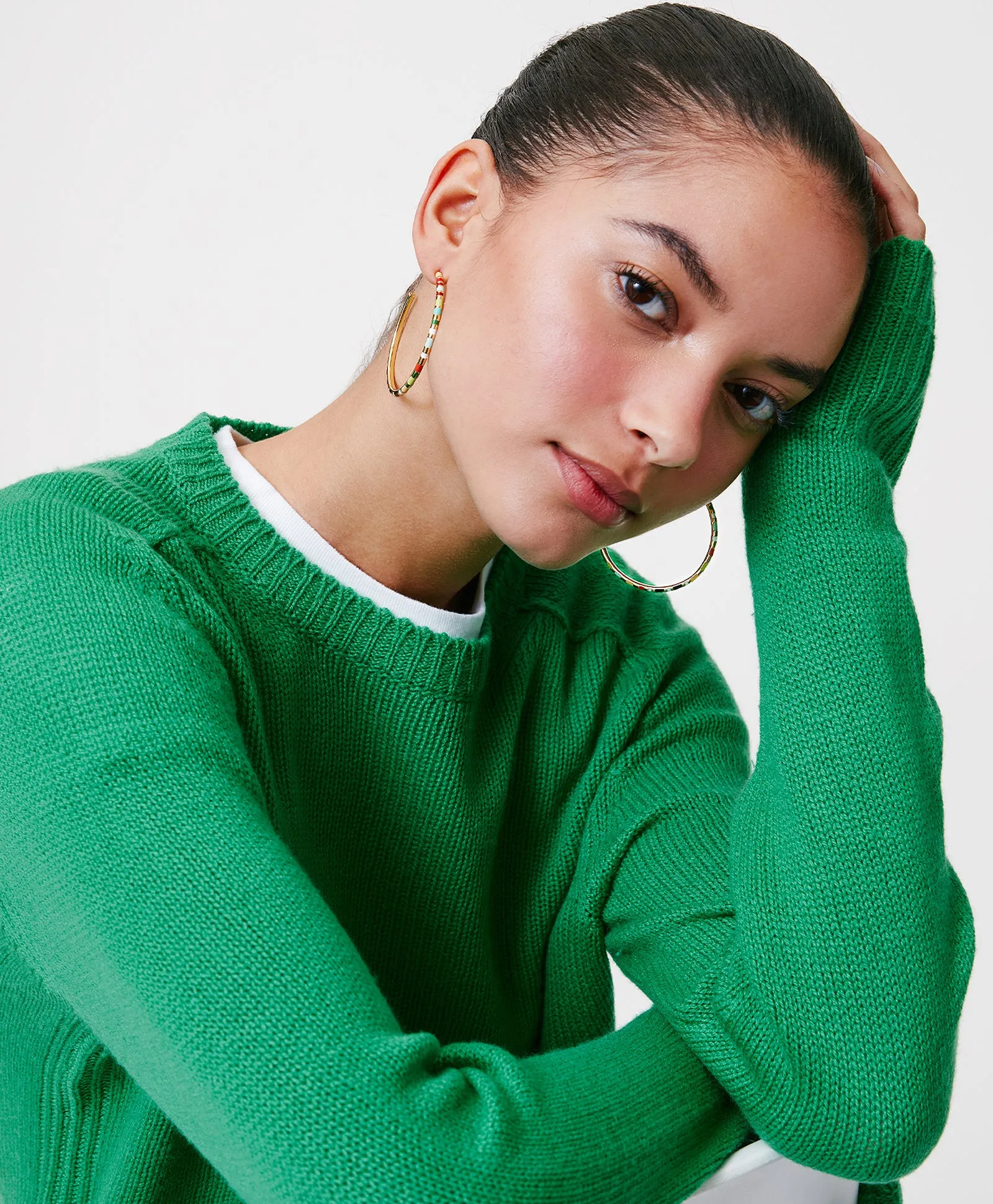 La Ponche Hoop Earrings sold by Roxanne Assoulin product image thumbnail 2