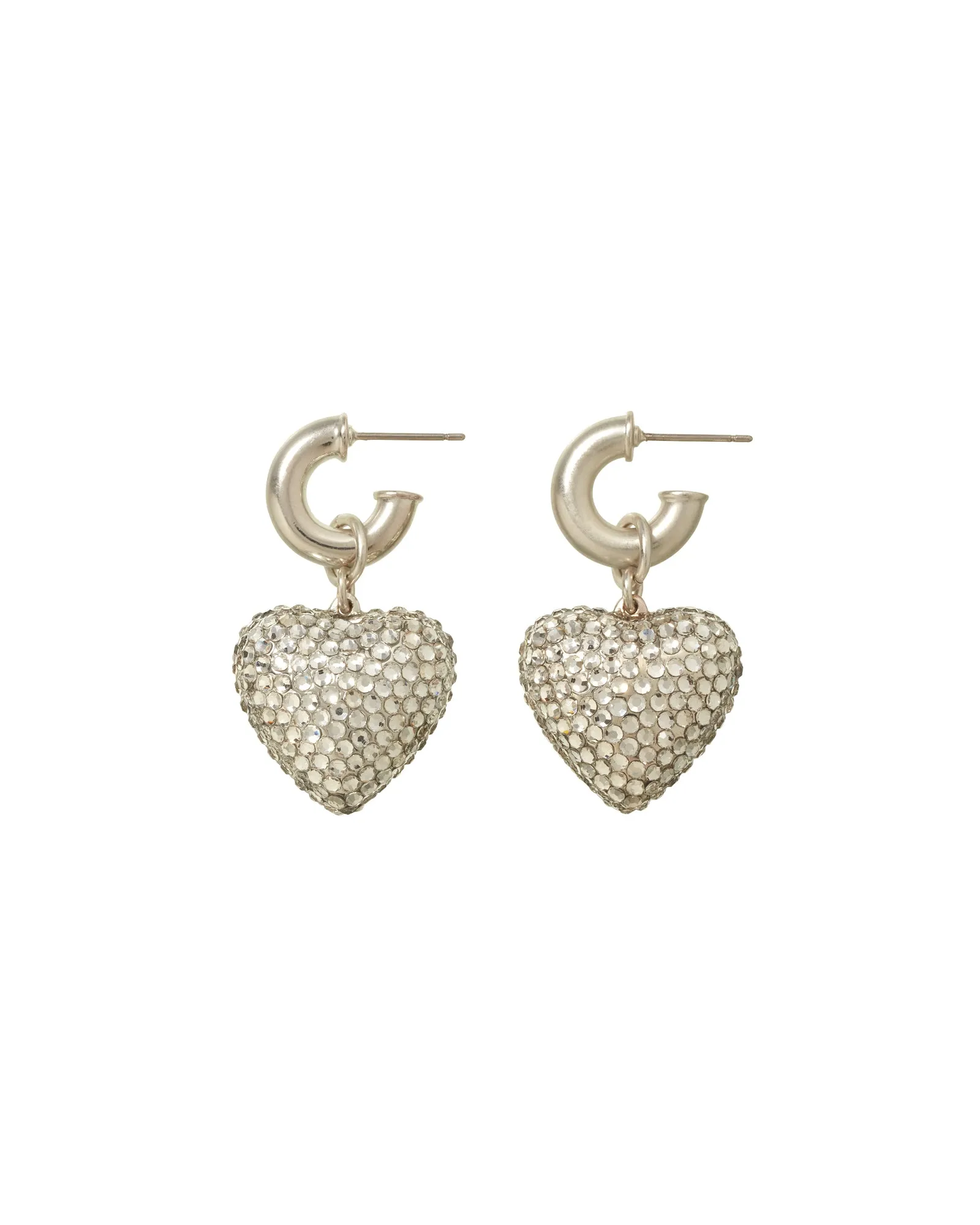 The Dazzling Puffy Heart Earrings sold by Roxanne Assoulin