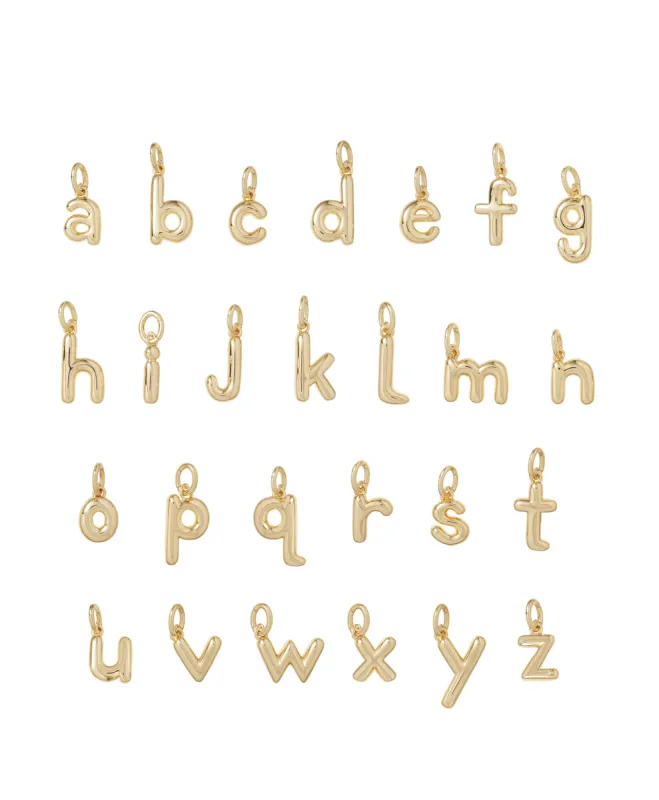 The Puffy Initial Charms sold by Roxanne Assoulin