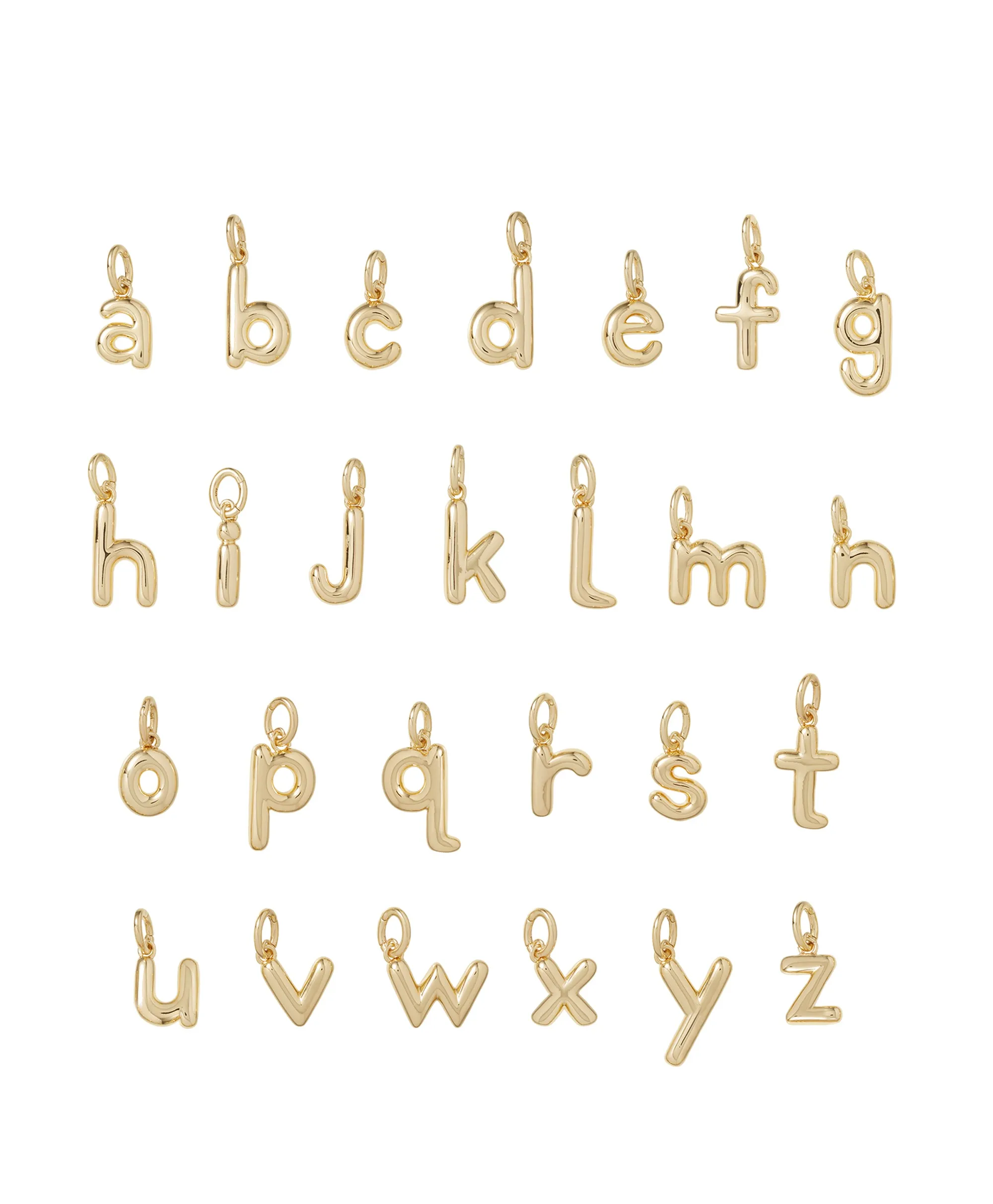 The Puffy Initial Charms sold by Roxanne Assoulin