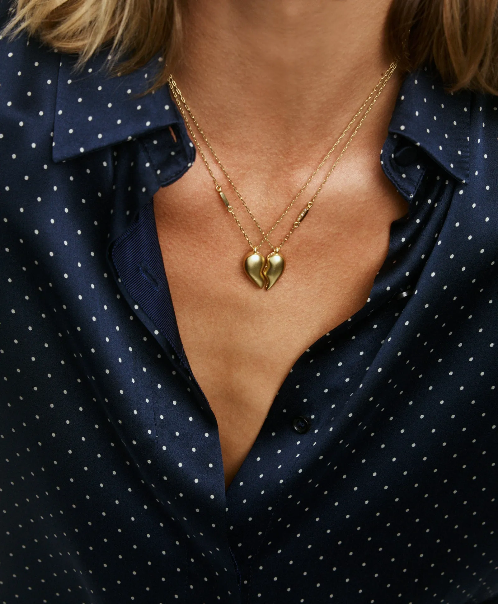 The You and Me Heart Pendant Duo sold by Roxanne Assoulin product image thumbnail 2