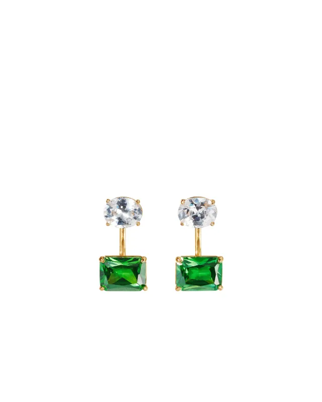 Emerald City Float Earrings made by Roxanne Assoulin