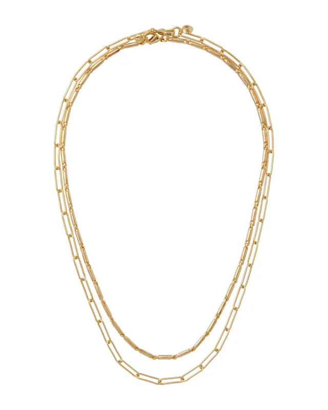 The Chain Reaction Necklace Duo sold by Roxanne Assoulin