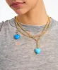 The Mini Puffy Heart Necklace sold by Roxanne Assoulin